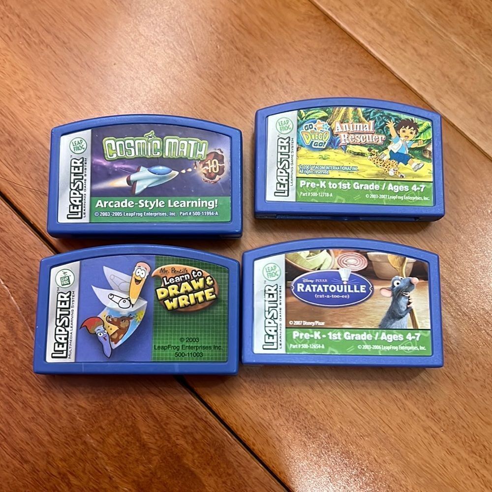 Leap pad leapster‎ 4 cartridges
